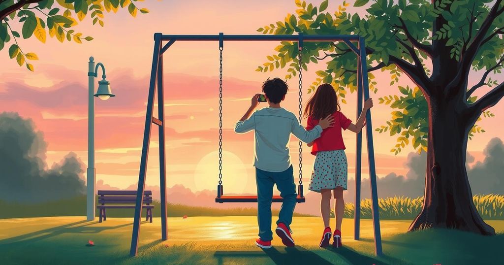 Family scene depicting love and support, showcasing co-parenting celebration with warm tones.