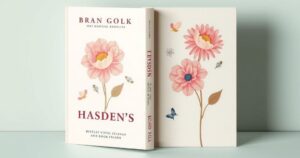 An inspiring book cover with elegant typography and a warm colour palette, symbolising a memoir about personal growth.
