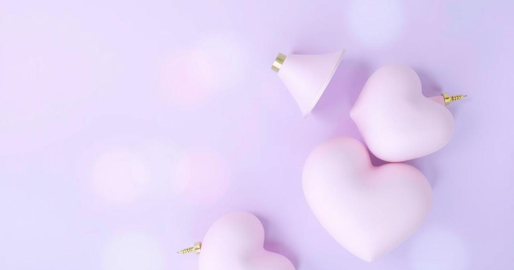 A calming purple background with text conveying emotional struggles and uplifting messages about healing and support.