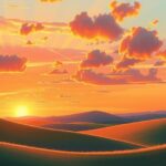 A serene landscape with soft clouds and warm sunset colours, symbolising support and new beginnings in life.
