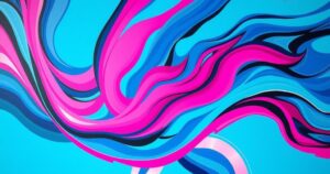 An abstract representation of resilience and empowerment in vibrant colours, reflecting recovery after challenges.
